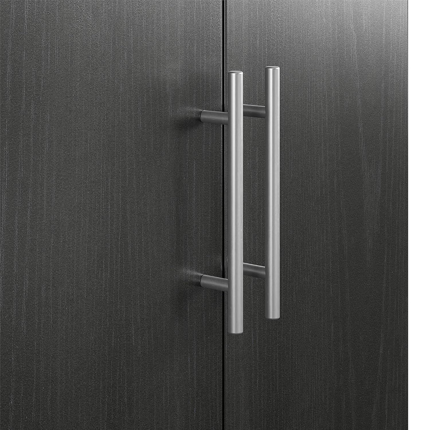 Camberly 4 Door/1 Drawer Storage Cabinet, Graphite Gray