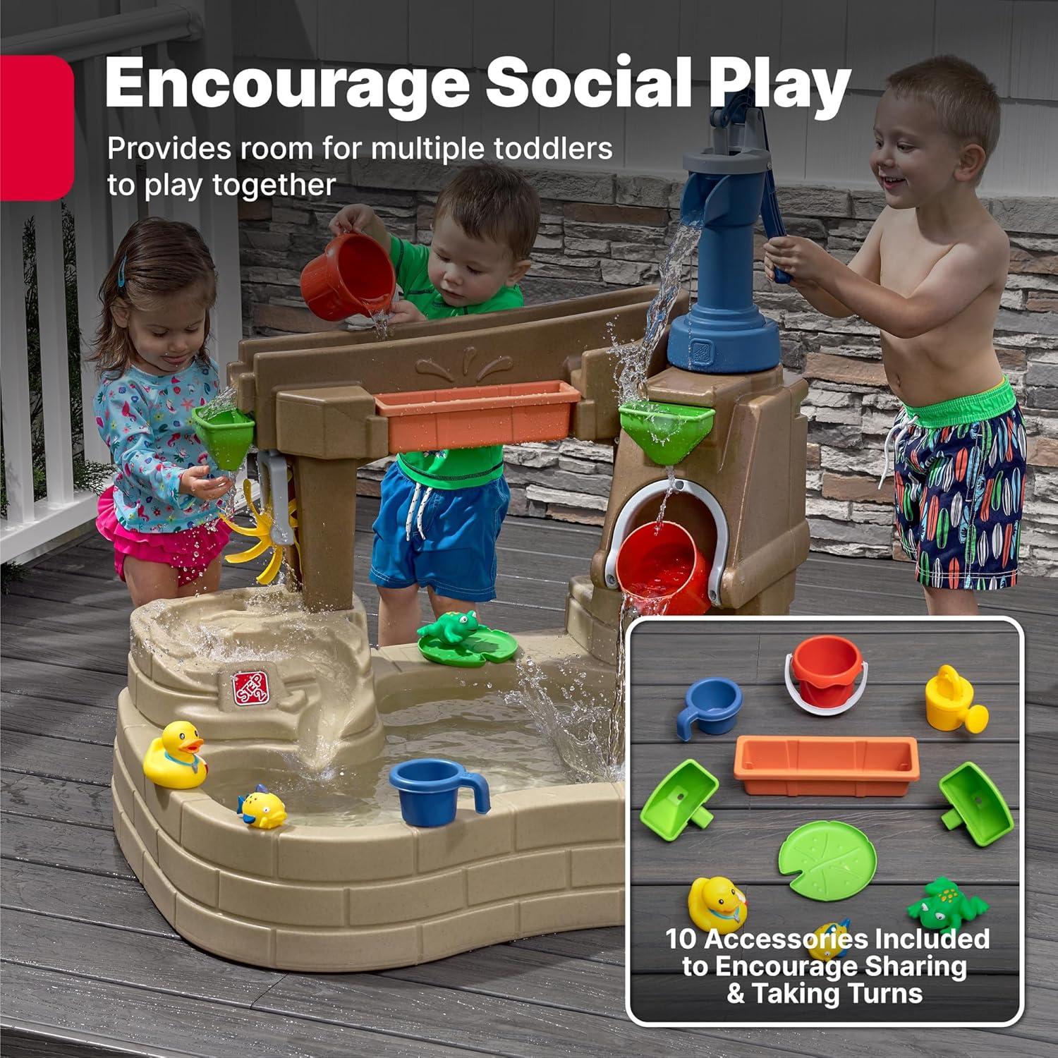 Step2 Step2 Pump & Splash Discovery Pond Toddler Water Table