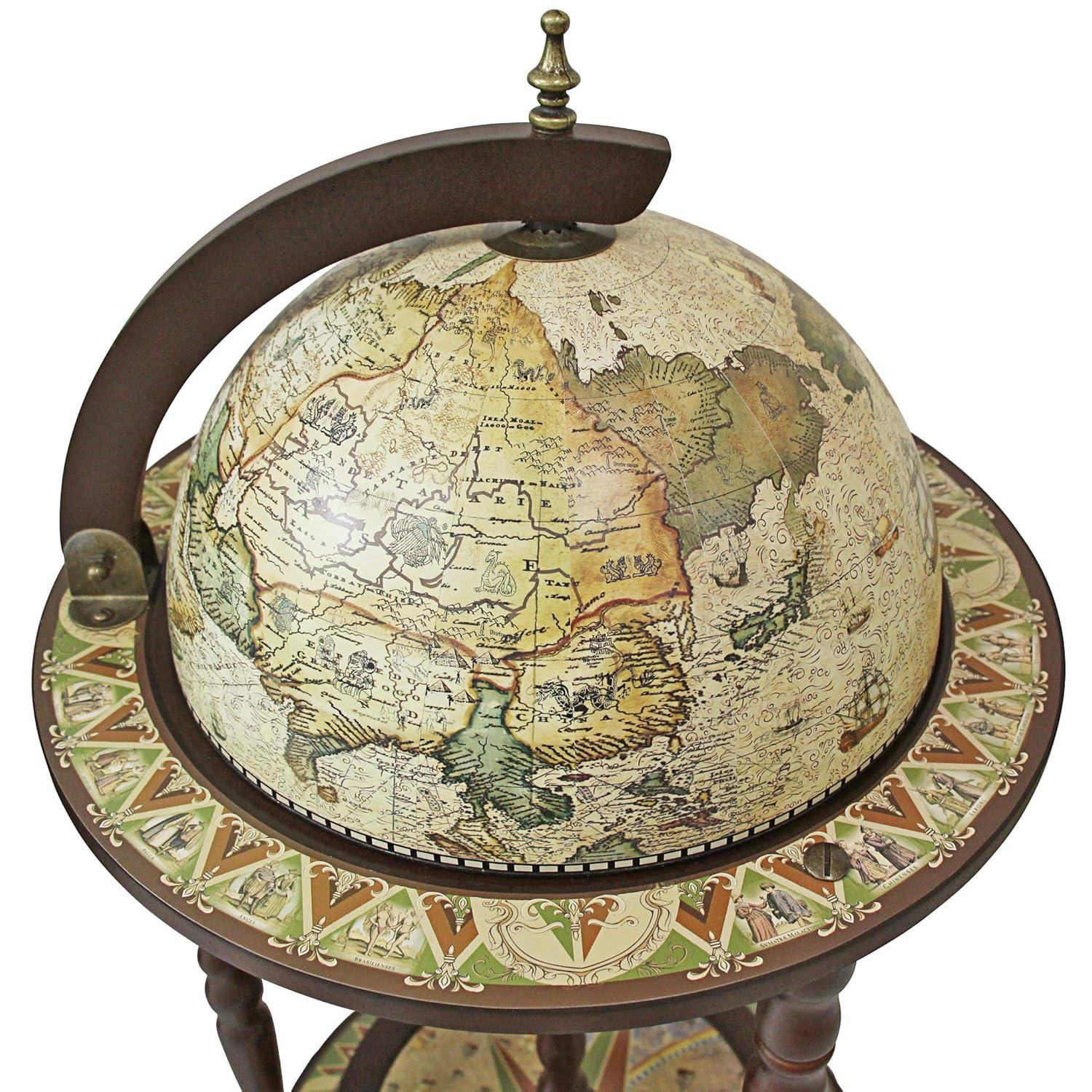 Design Toscano Crema Durata Replica Globe Bar