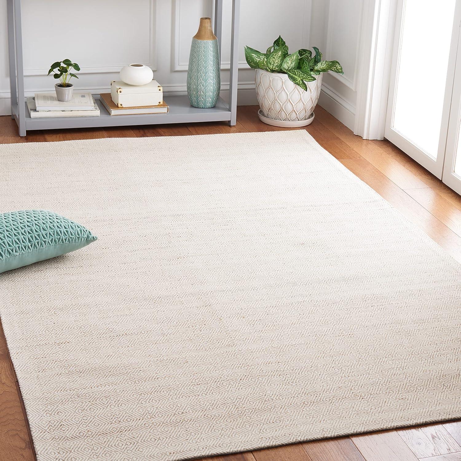 Martha Stewart Rugs Msr9675 Wilton Martha Stewart Hand Woven 80% Wool 20% Cotton Rug