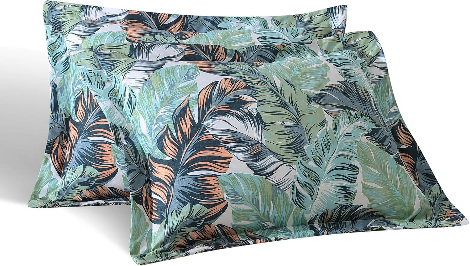 Caribbean Joe  3PC Comforter Set Full - Queen - Camo Palm