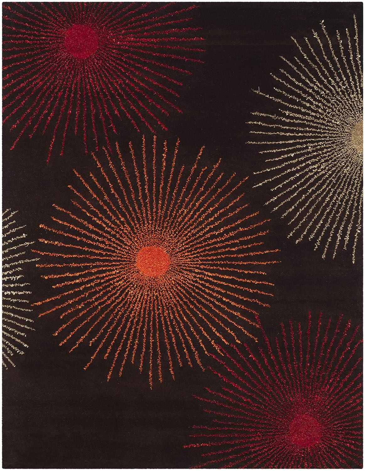 Soho SOH712 Hand Tufted Indoor Area Rug - Brown/Multi - 6'x9' - Safavieh.