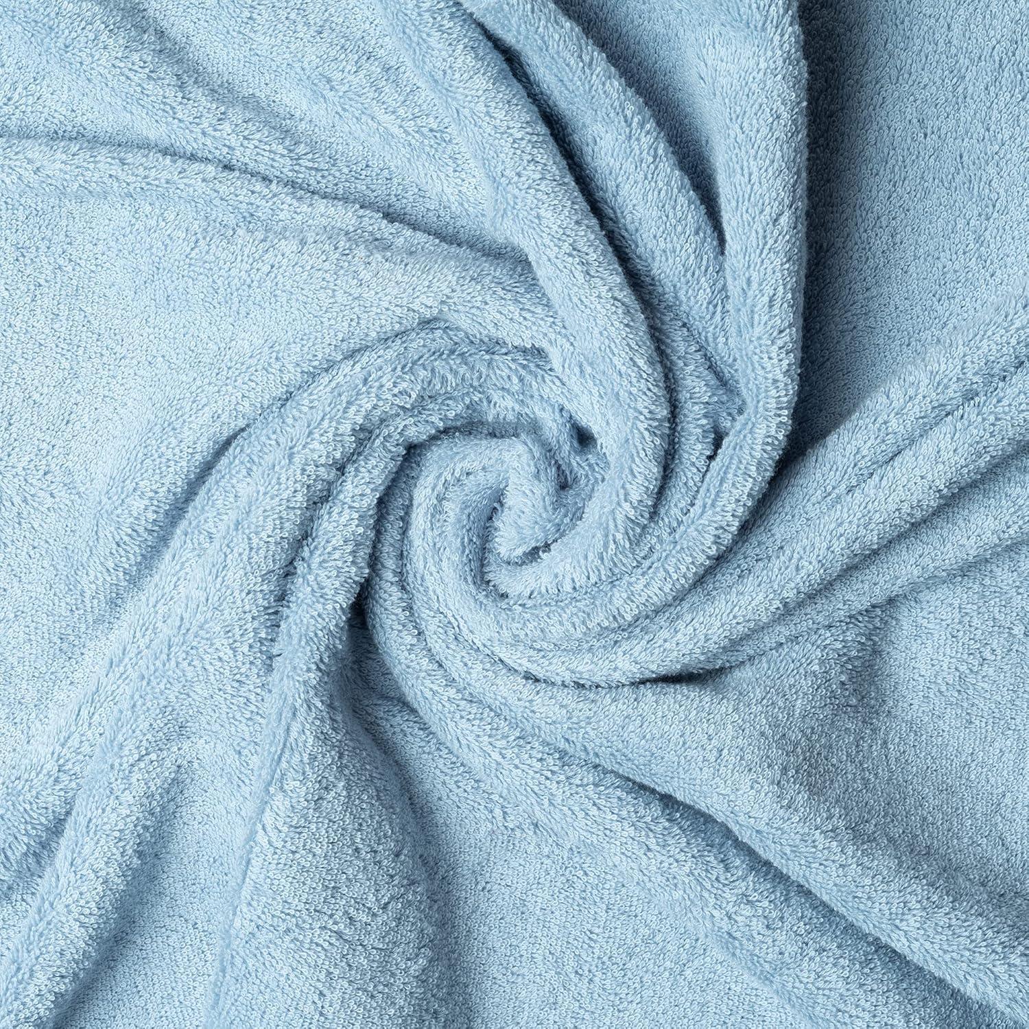 Melissa Linen, 2 Piece Hand Towel Pack Premium Cotton Soft Absorbent 20 x 35 in, Mint Green