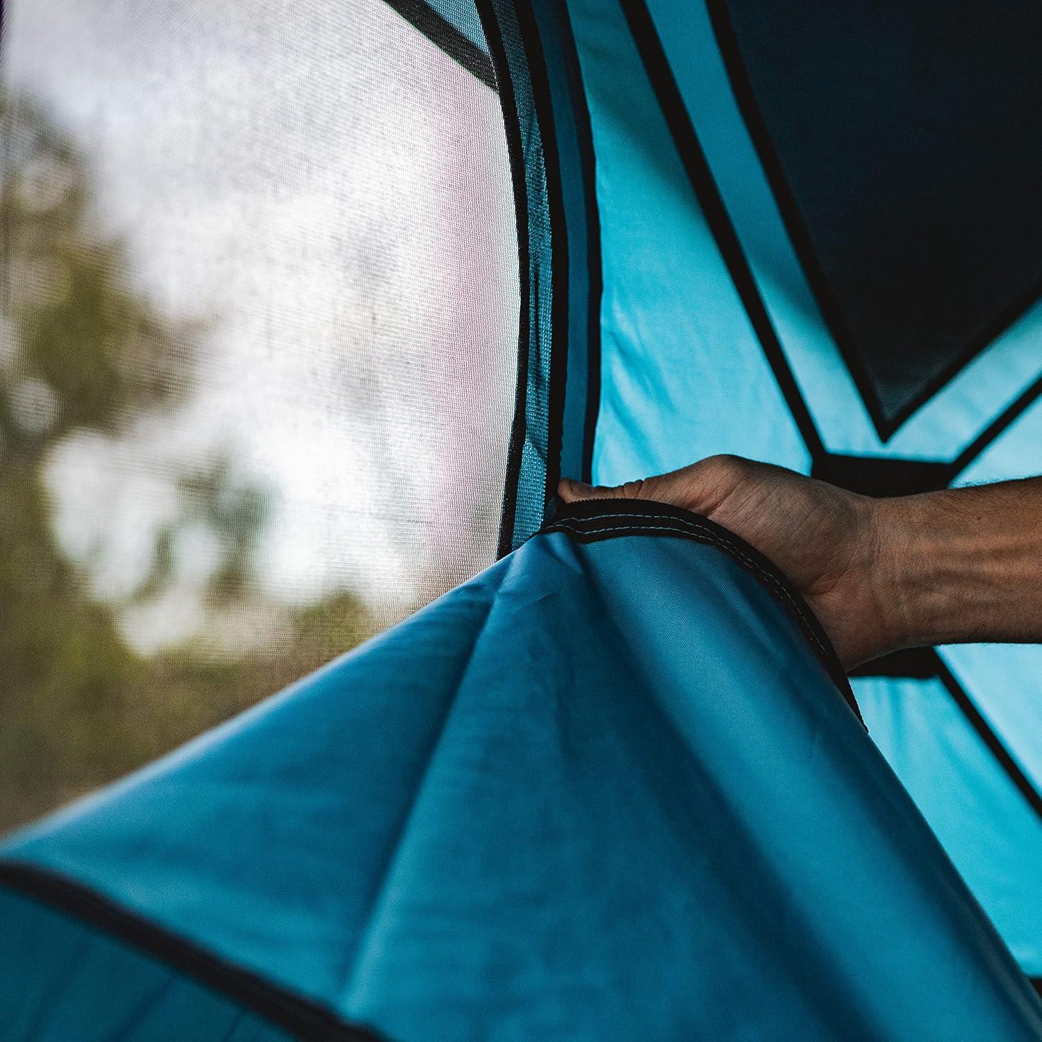 Gazelle Tents™, T3X  Portable Hub Tent, Overland Edition, 3-Person, Pacific Blue, GT302PB