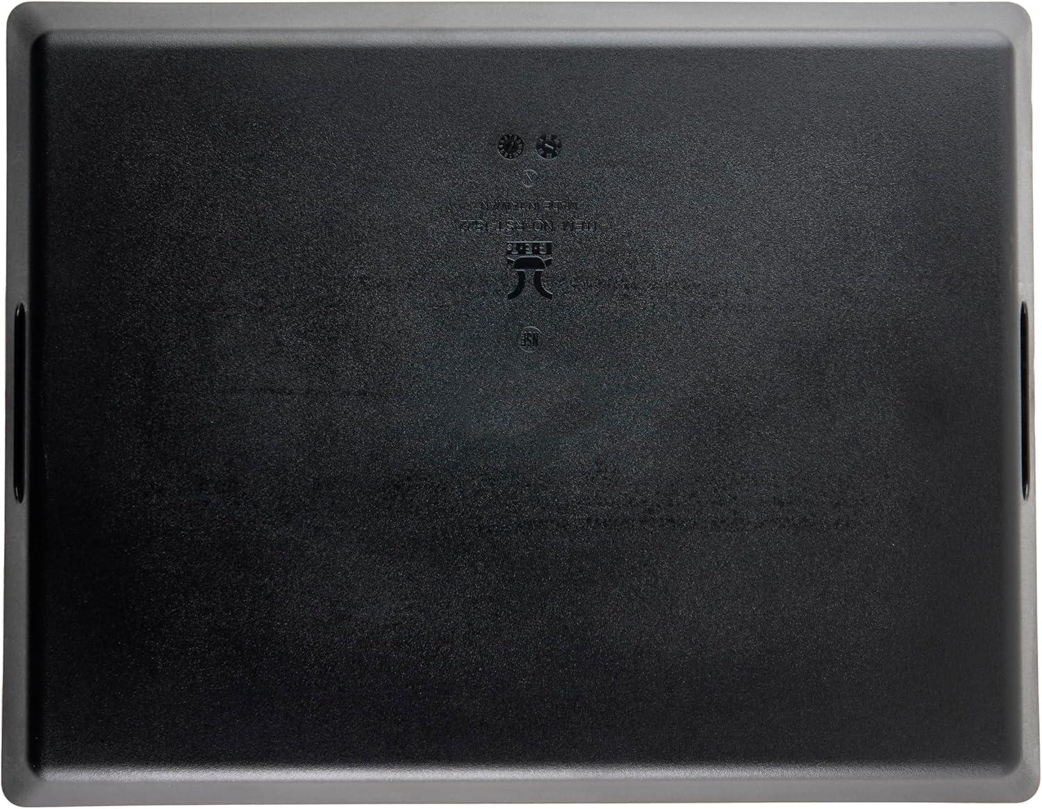 dxynlzq G.E.T. RST-1522-BK Non-Skid Ottoman / Coffee Table Serving Tray  15" x 20"  Black