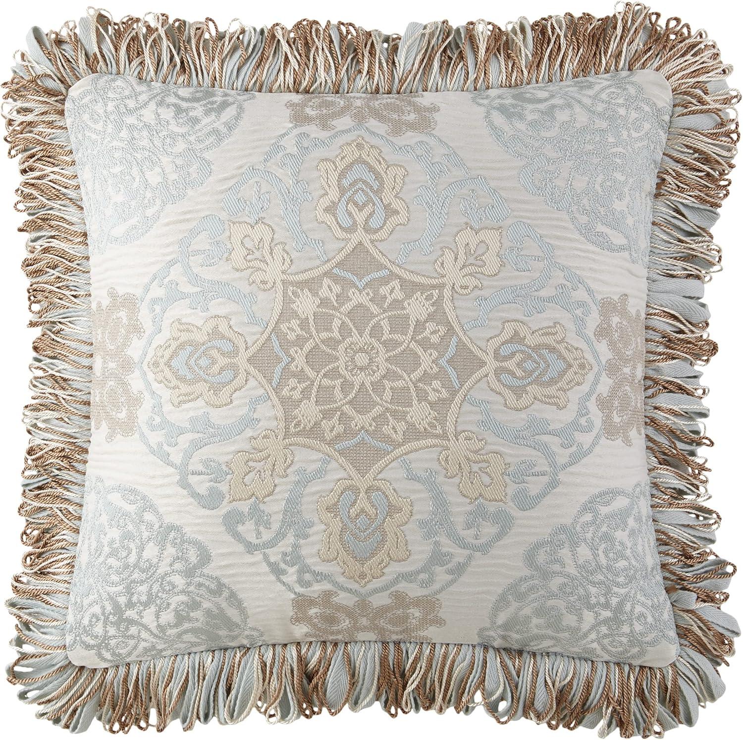 Jonet Fringe Reversible Throw Pillow