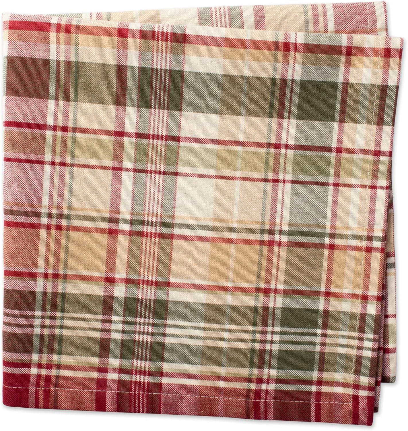 Give Thanks Plaid Napkin (Set of 6)