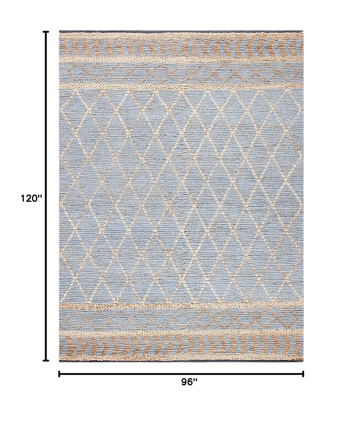 Sand & Stable™ Phippsburg Geometric Handwoven Natural/Blue Area Rug