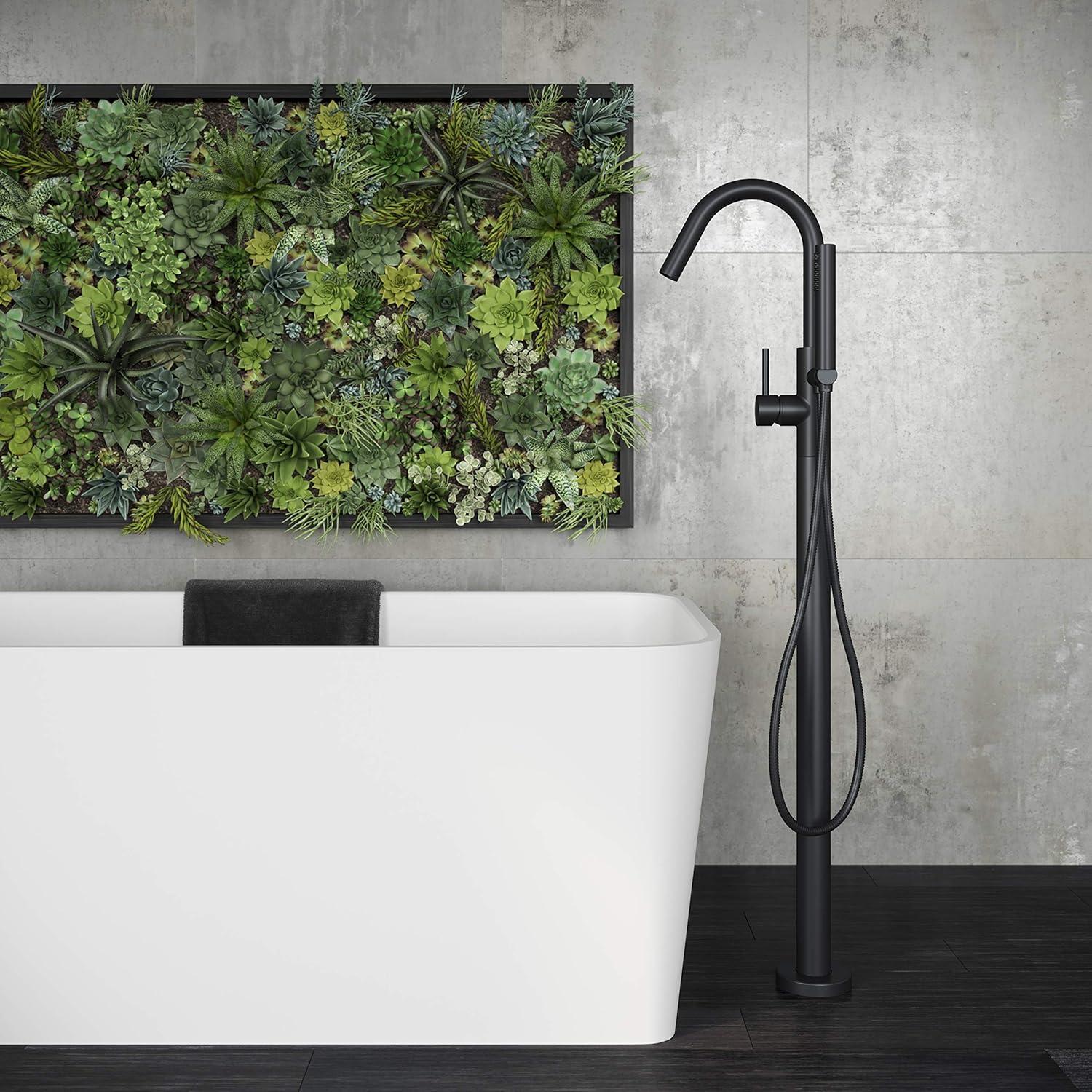 Pfister LG61MFB Single Handle Floor Mounted Freestanding Tub Filler Trim