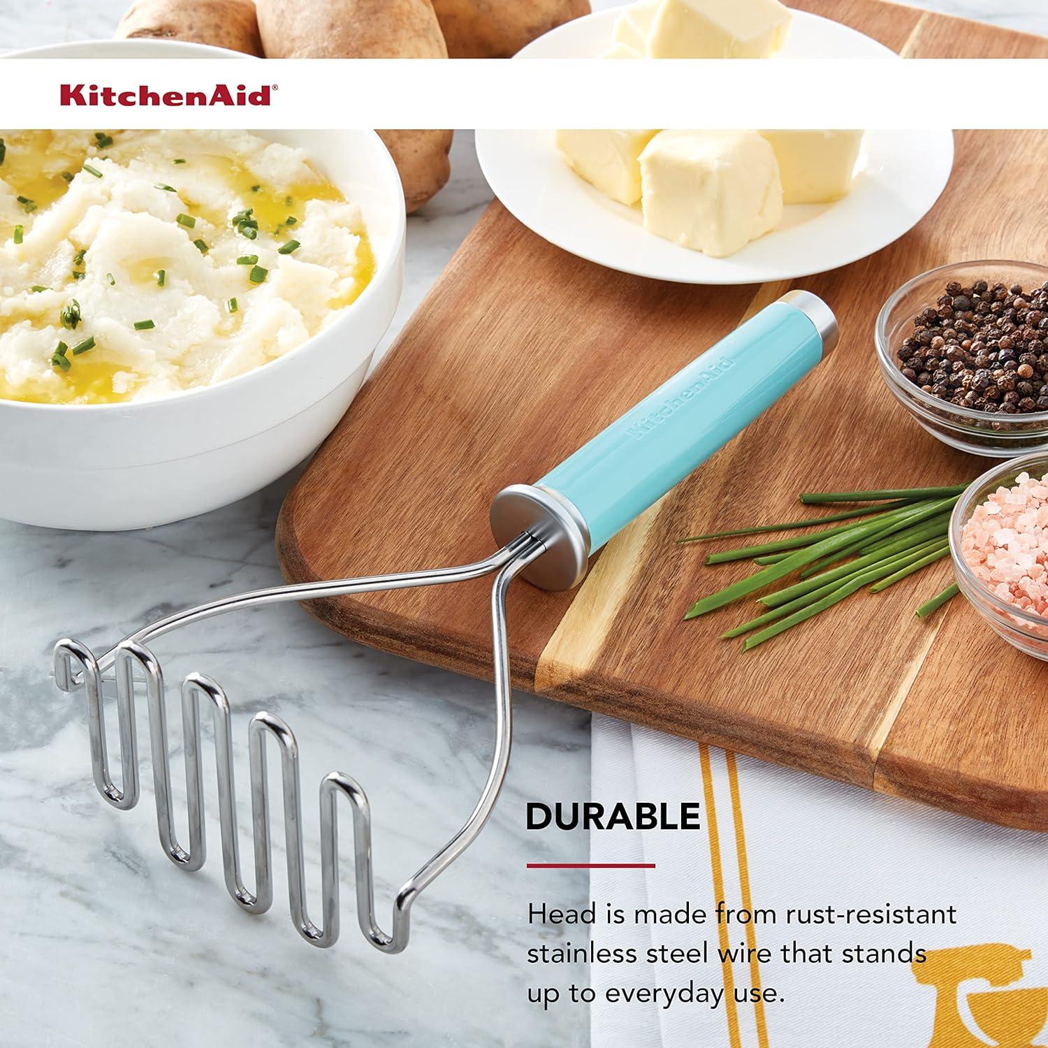 Aqua Sky Stainless Steel Wire Masher with Ergonomic Handle