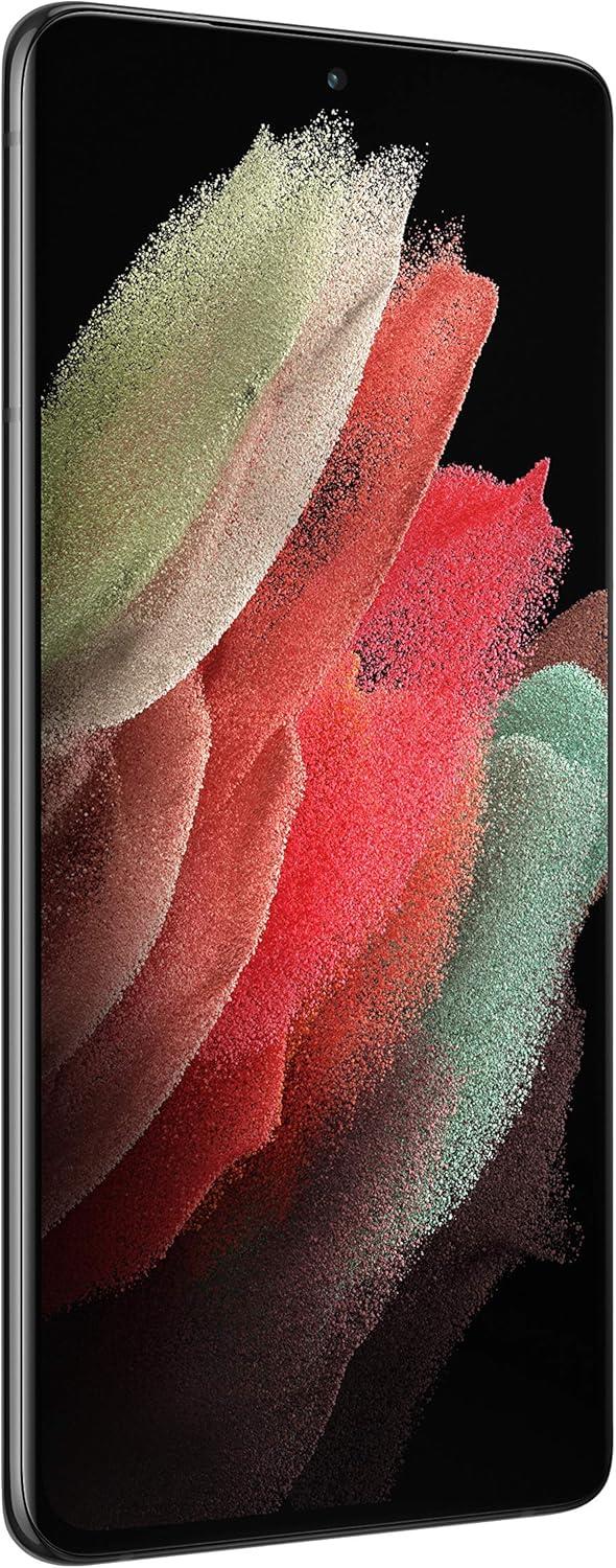 Samsung Galaxy S21 Ultra 5G 128GB G998U Phantom Black Unlocked Smartphone - Manufacturer Refurbished.