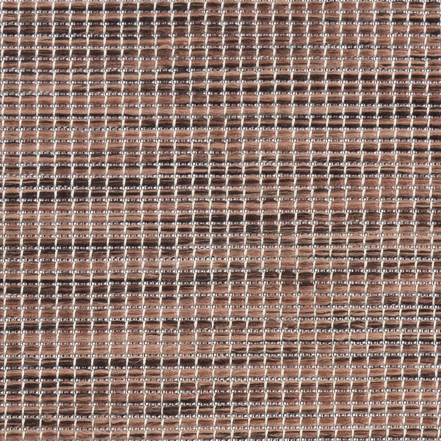 Ebern Designs Southwestern Machine Woven Polypropylene Indoor / Outdoor Area Rug in Natural