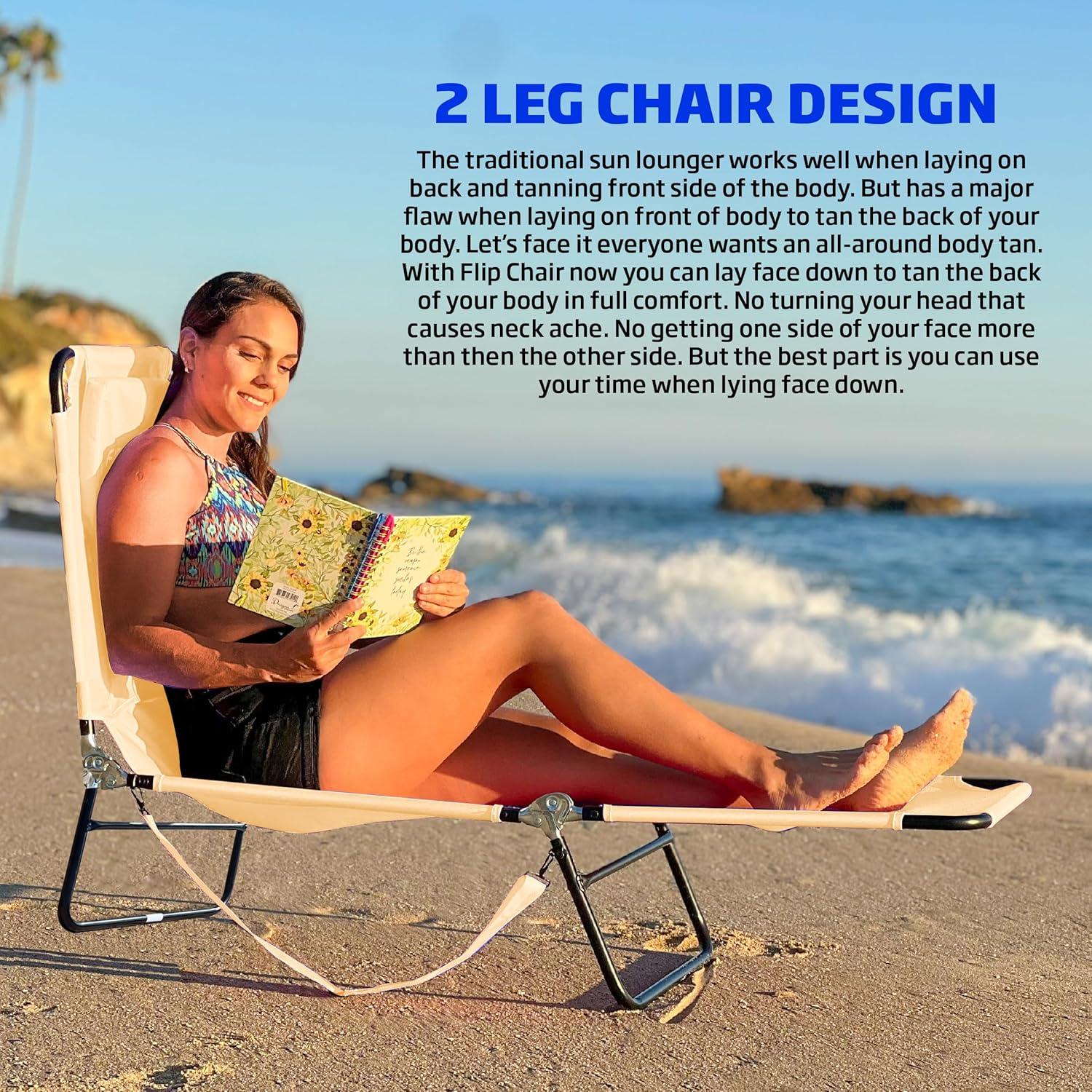 EasyGo Products Adjustable Pool Chair Outdoor Chaise Lounges Set of Black