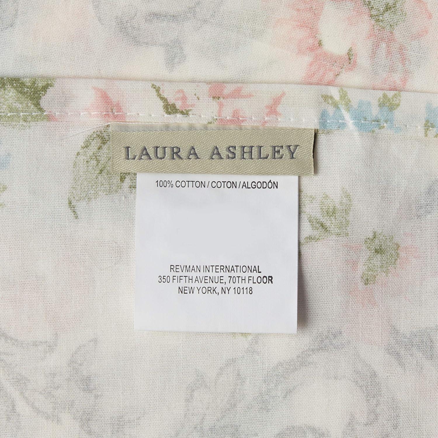 Laura Ashley Harper Green Cotton Comforter Set