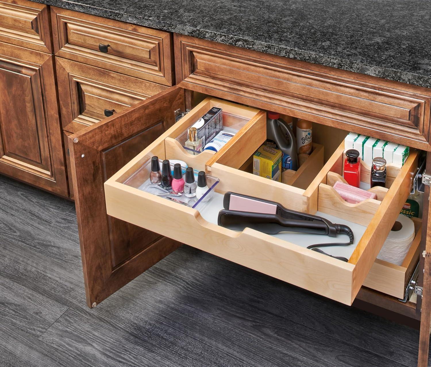 Rev-A-Shelf Rev-A-Shelf Wood Vanity Sink Cabinet Pull Out Organizer