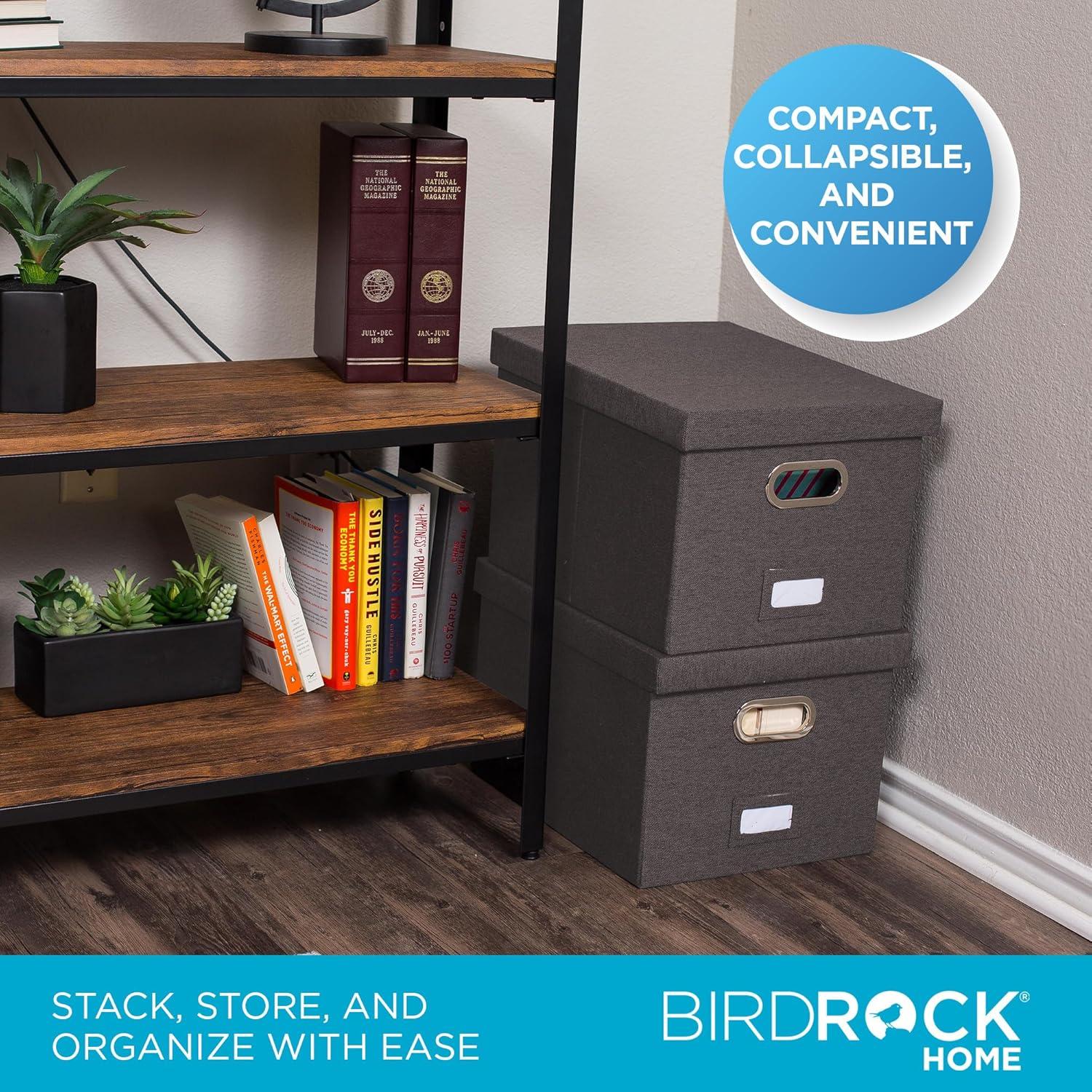 BirdRock Home Internet's Best Collapsible File Storage Fabric Box
