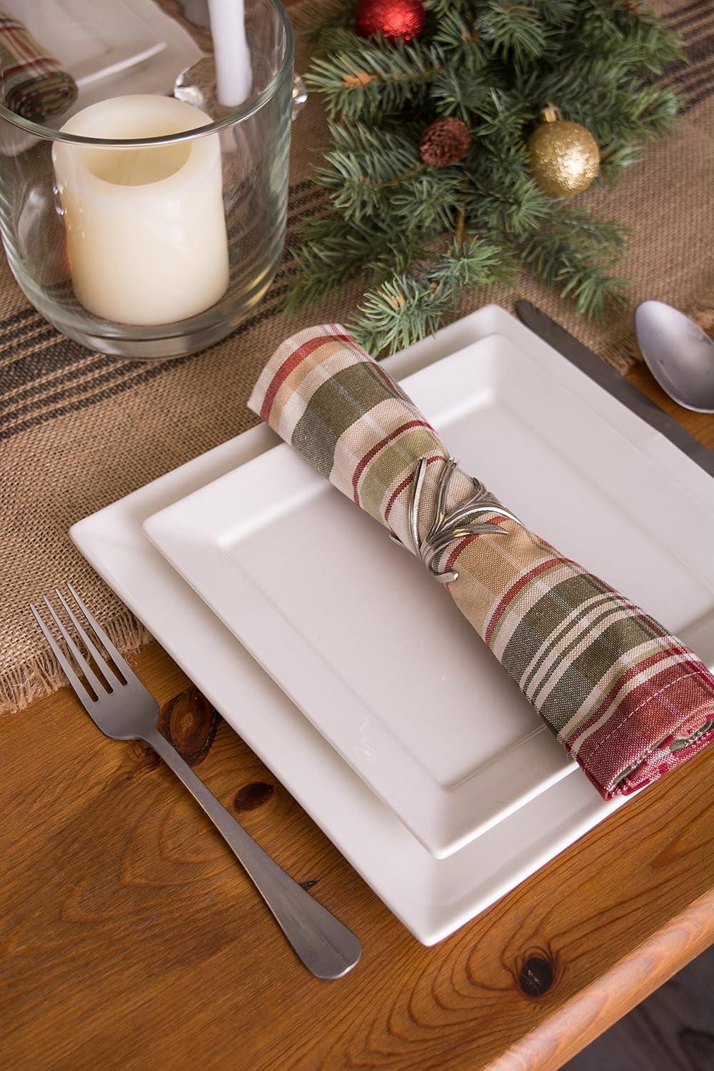 Give Thanks Plaid Napkin (Set of 6)