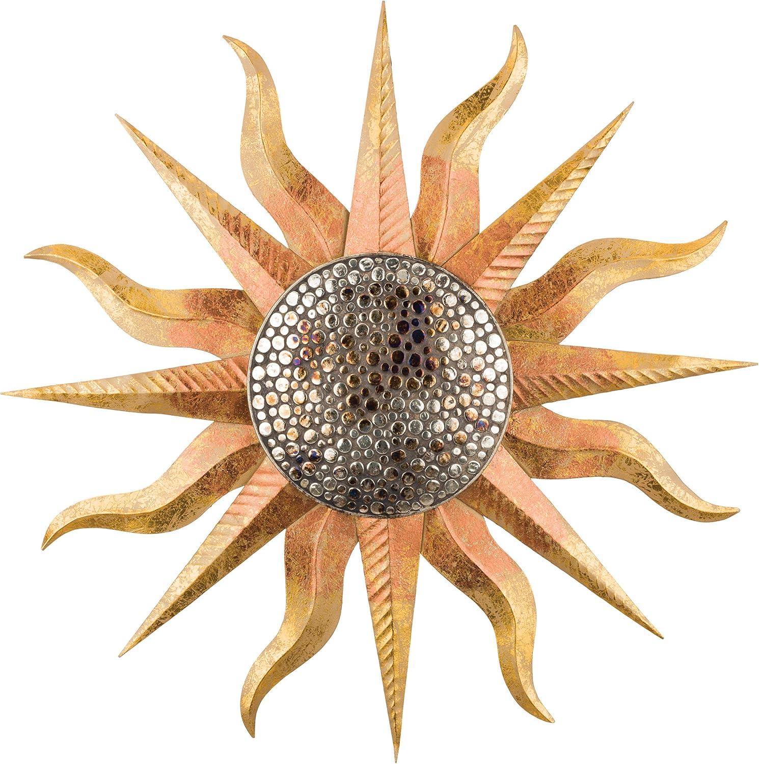 Cairo Sun 24" Multicolor Metal Wall Sculpture