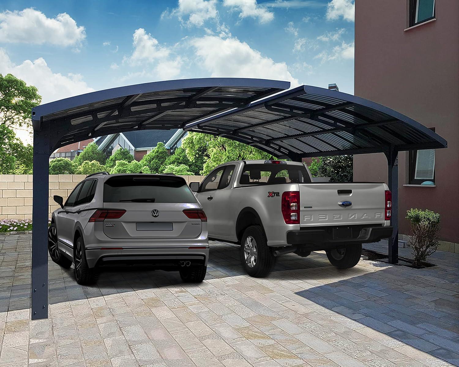 Palram - Canopia Arizona Wave 19 W x 16.2 D Carport