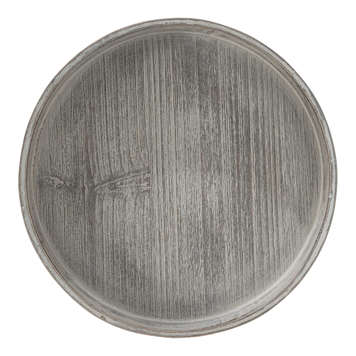 Kate and Laurel Bellport Square Wood Drink Table, 10x10x22, Gray