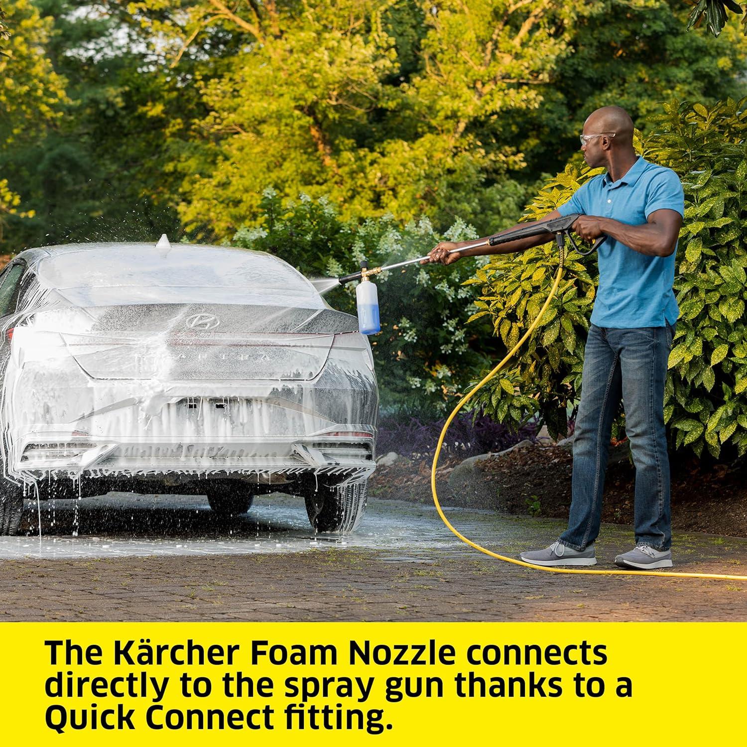 White Quick Connect Foam Cannon for Pressure Washers