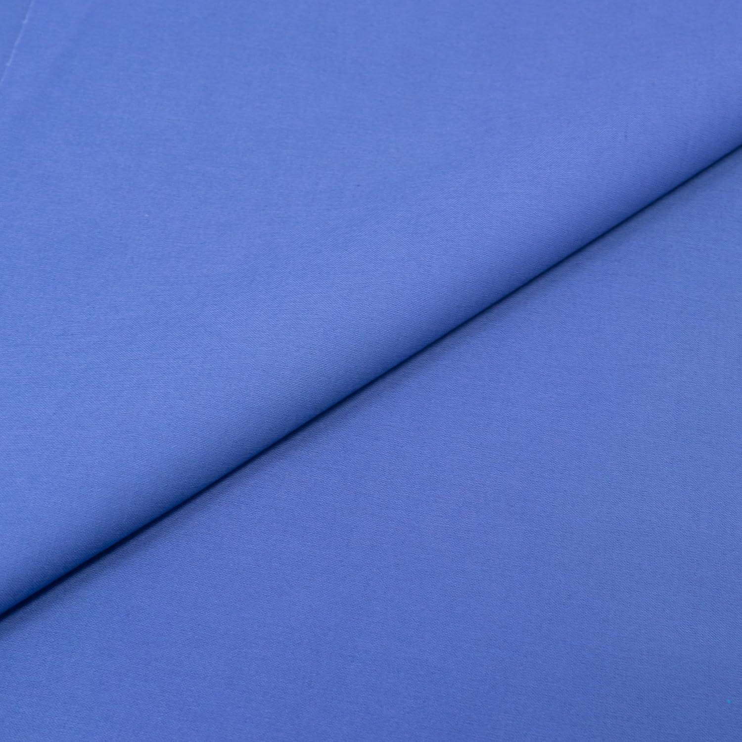 Mainstays 100% Cotton Solid Blue, Quilt Crafts Fabric Cut By The Yard.