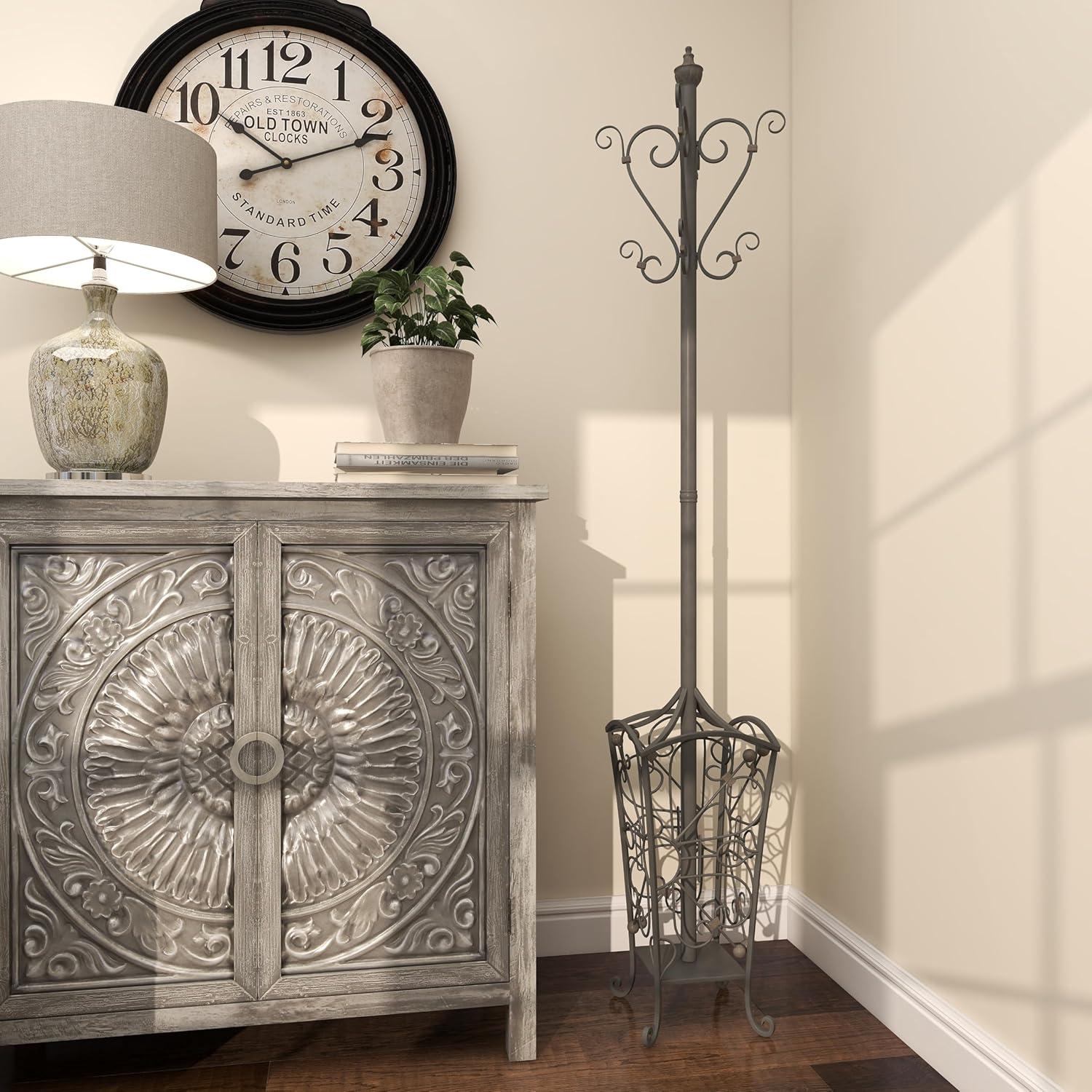 Metal Scroll Footed Umbrella Stand - Olivia & May