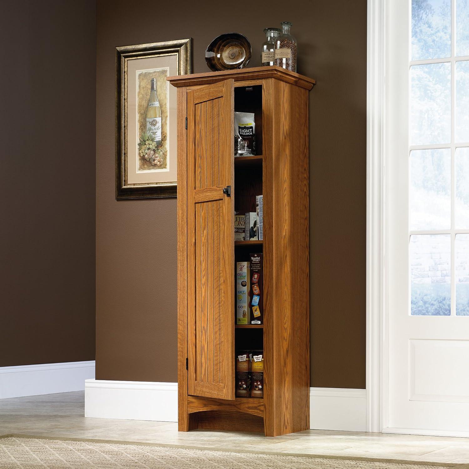 Sauder Select Summer Home Engineered Wood Pantry in Carolina Oak