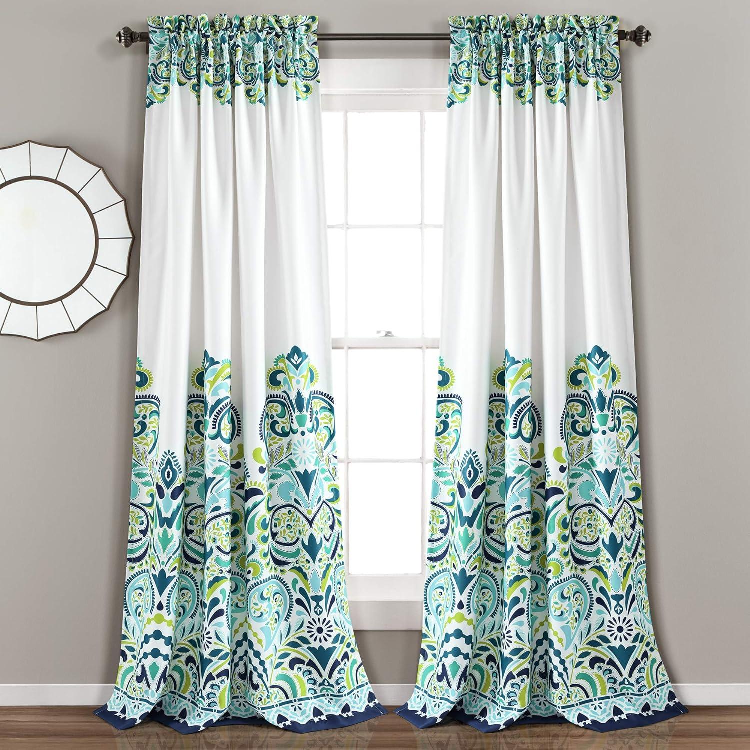 Lush Decor Polyester Room Darkening Curtain Pair (Set of 2)