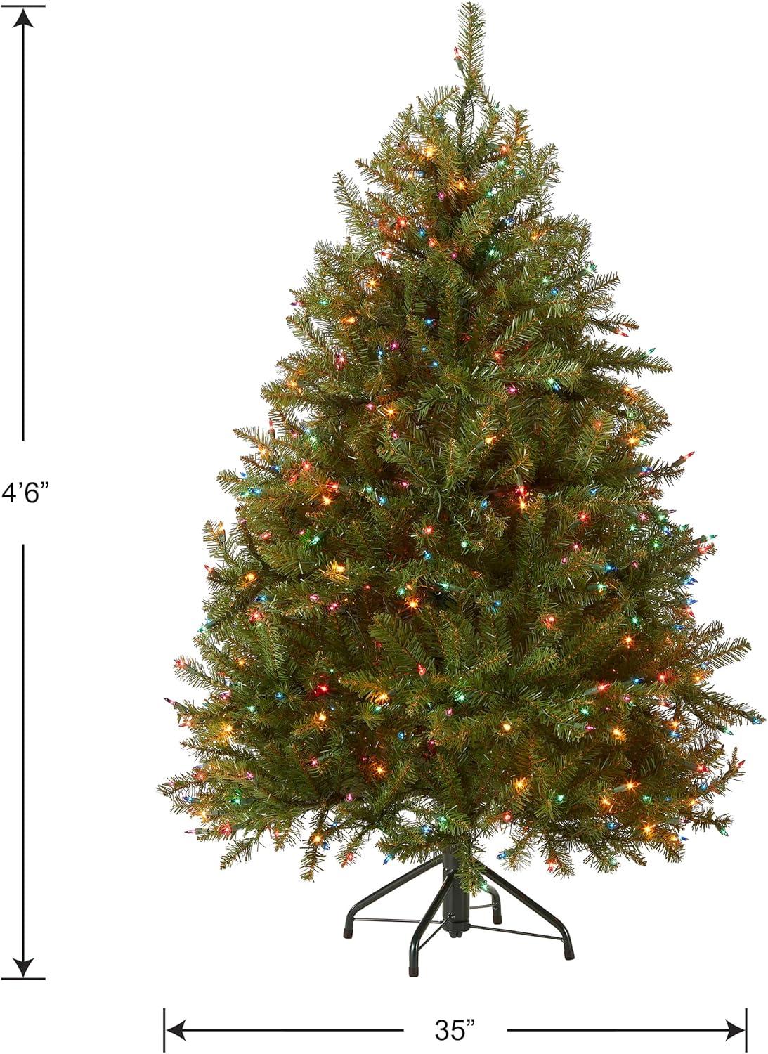 The Holiday Aisle® Dunhill Fir Tree with Multicolor Lights