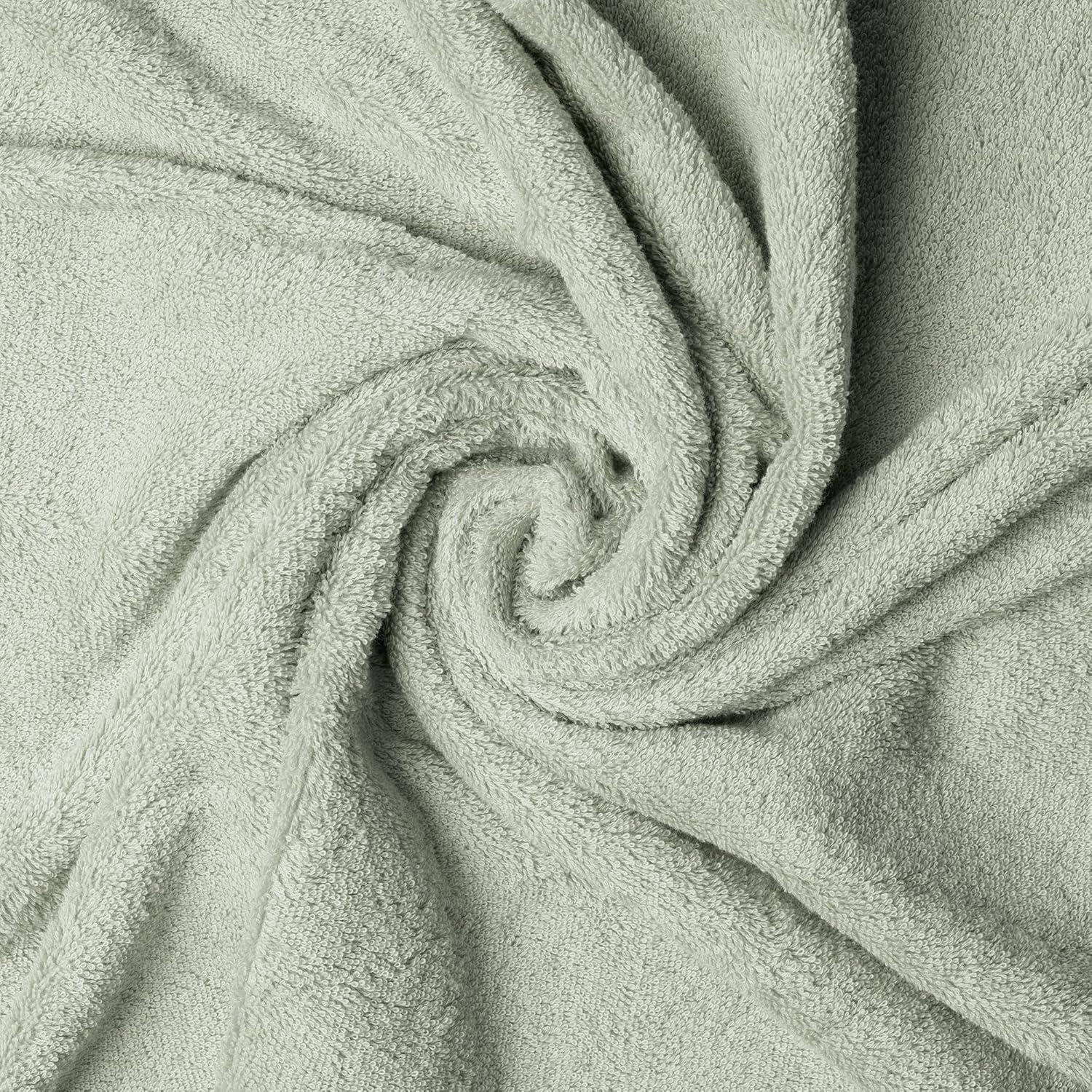 Melissa Linen, 2 Piece Hand Towel Pack Premium Cotton Soft Absorbent 20 x 35 in, Mint Green