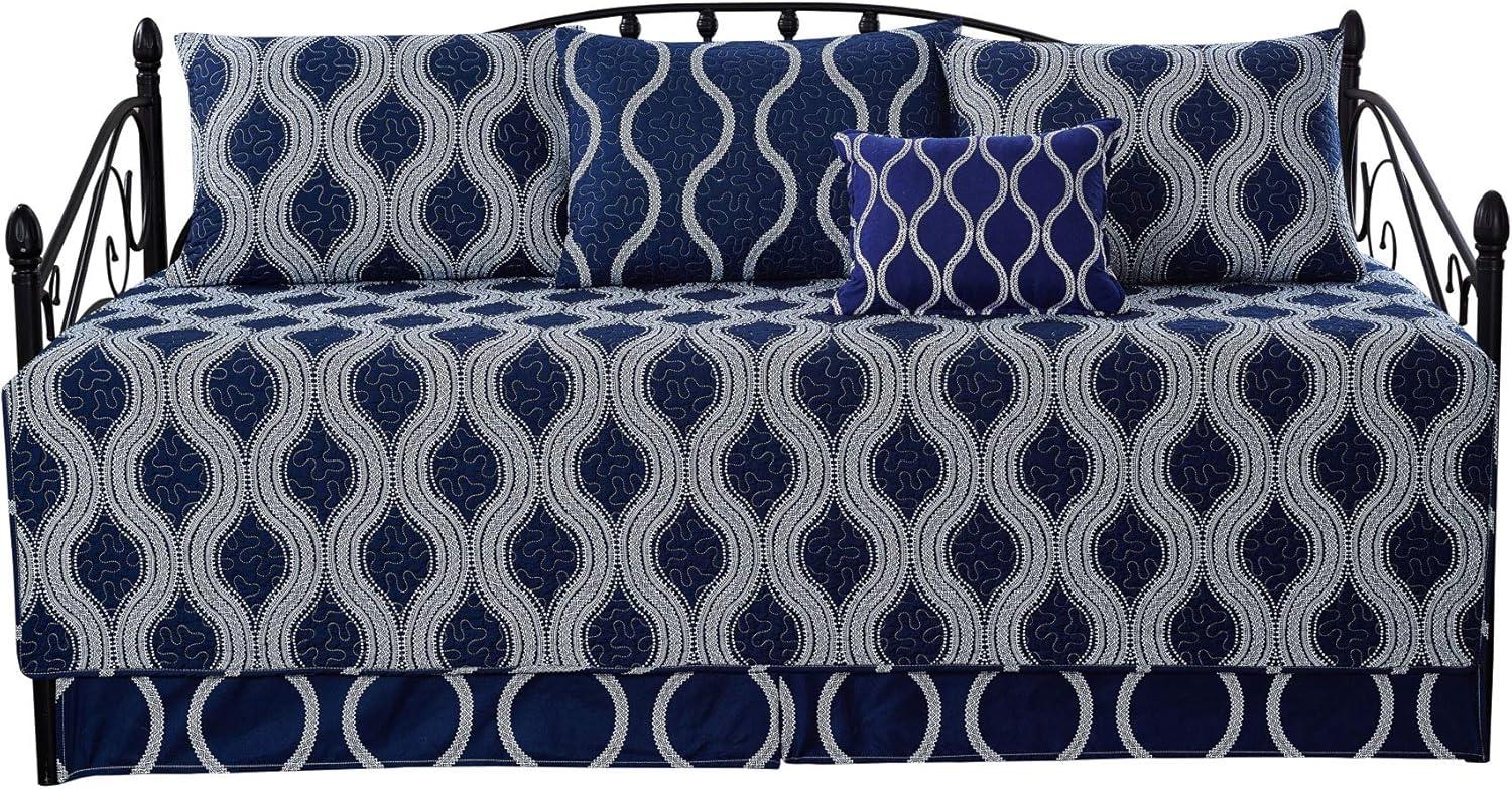 Home Soft Things Charleston Prints Quilted Geometric Shapes Quilt Set