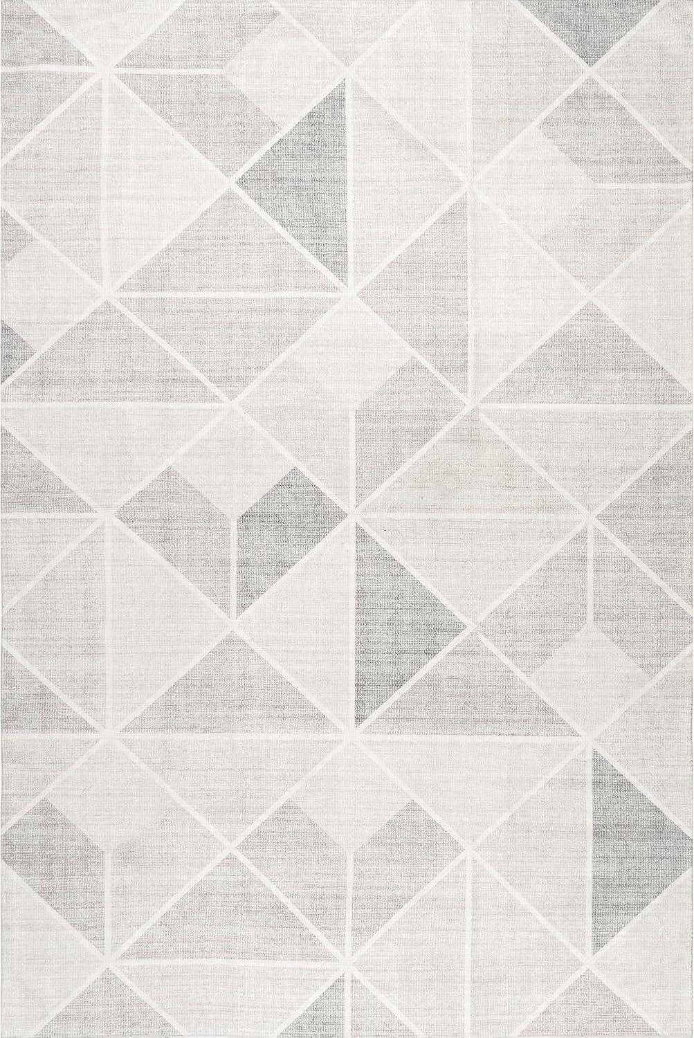 Nuloom Marielle Diamond Tiles Machine Washable Indoor Area Rug