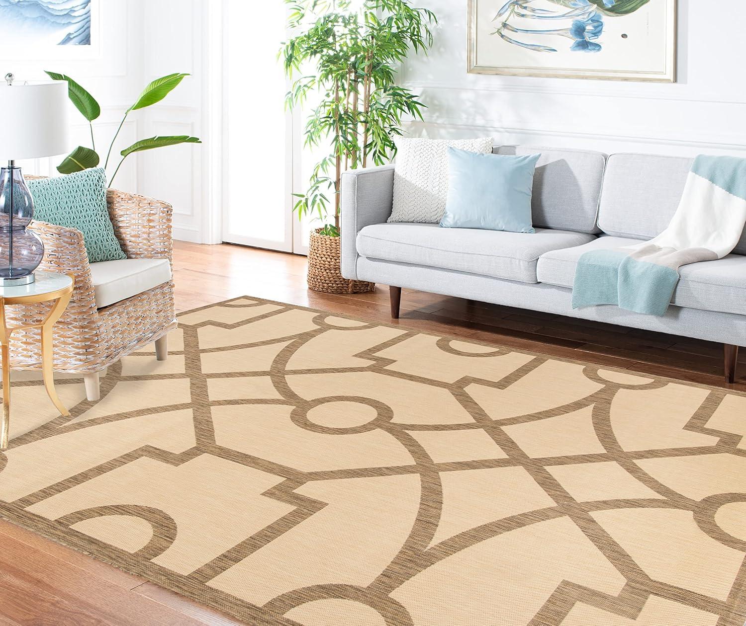 Martha Stewart Performance Geometric Rug