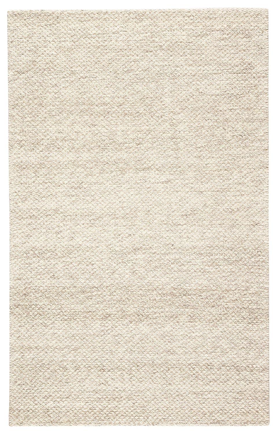 Scandinavia Rakel Wool Oriental Area Rug in Ivory/Grey