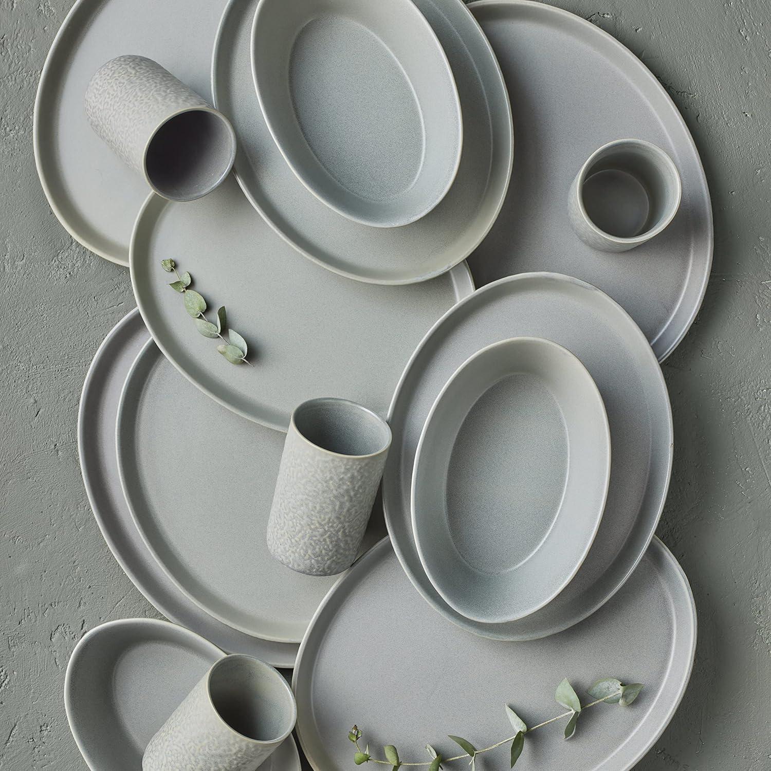 Stone by Mercer Project Katachi 16-Piece Dinnerware Set Stoneware