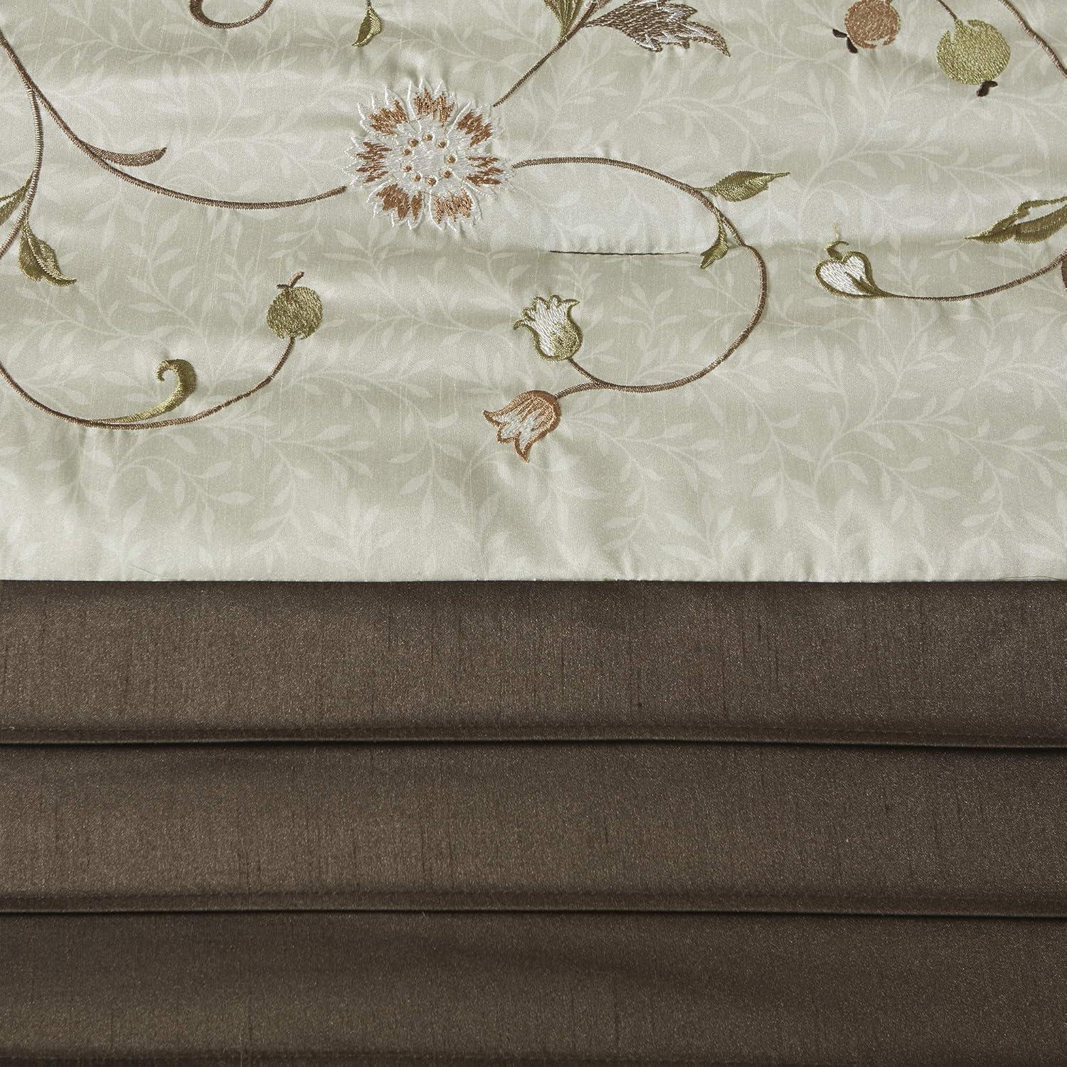 Madison Park Serene Embroidered 7 Piece Comforter Set