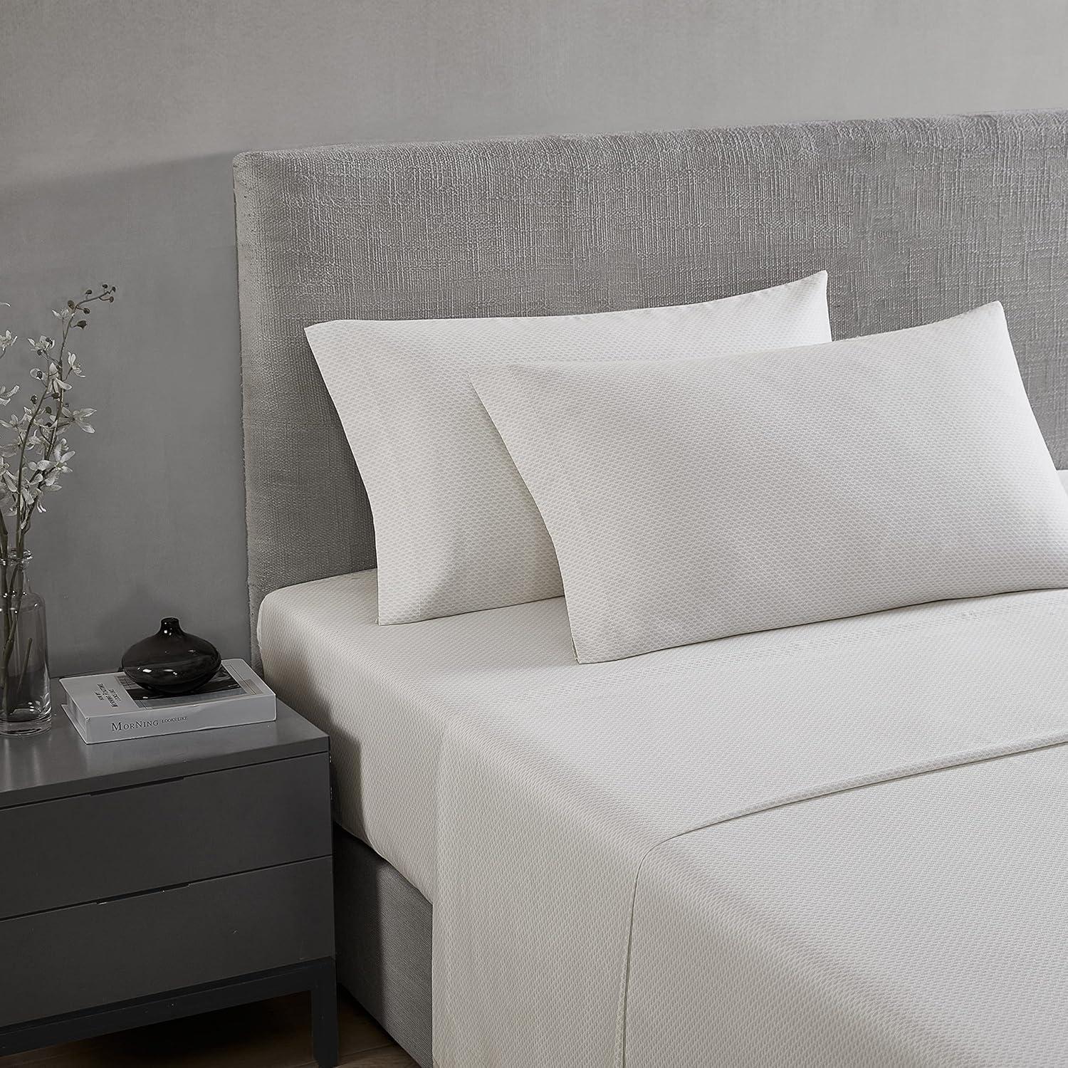 Vera Wang Vera Wang Printed T800 CVC Cotton Sateen Sheet Set
