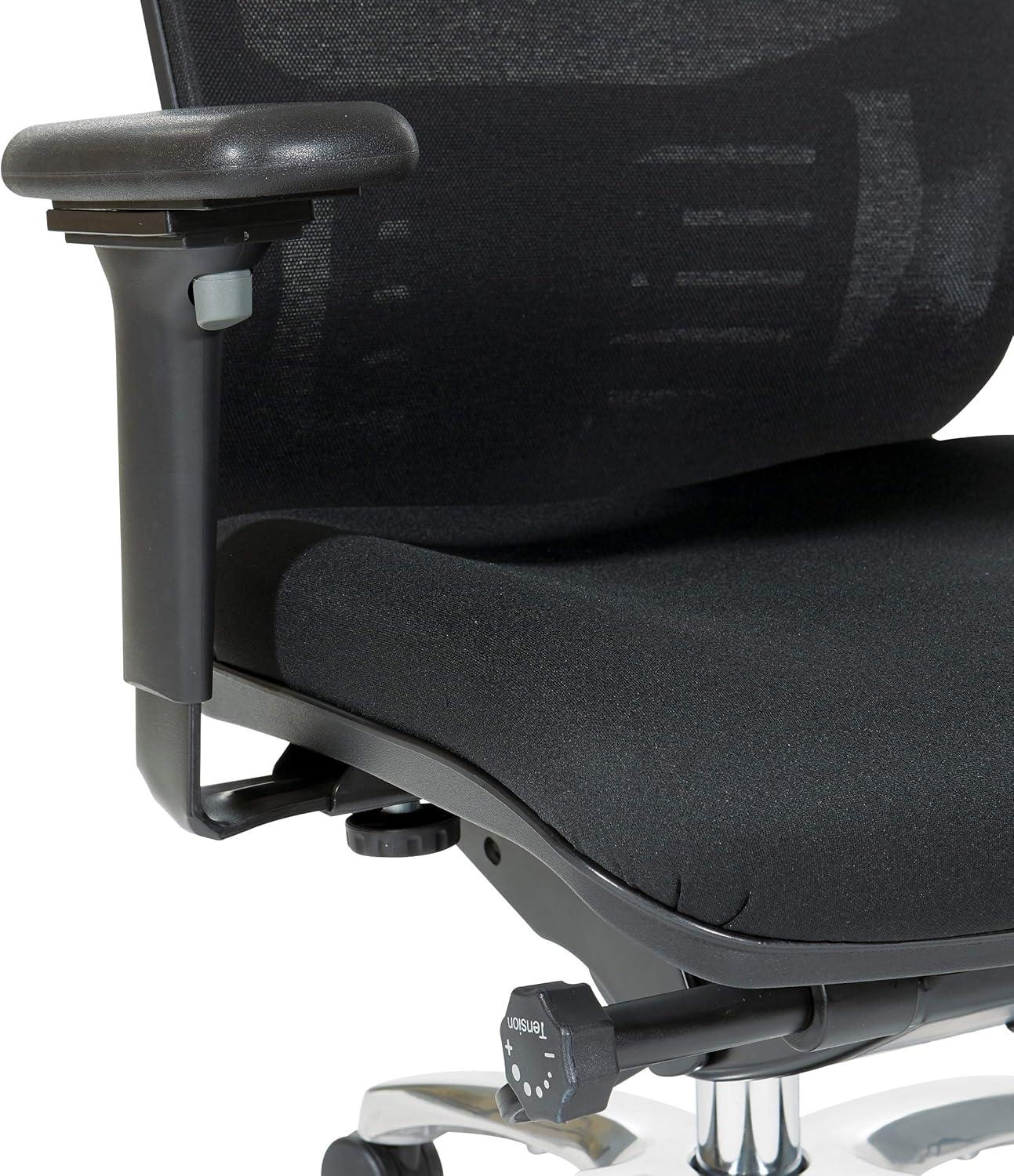 ProGrid Manager's Chair in Coal Black Fabric