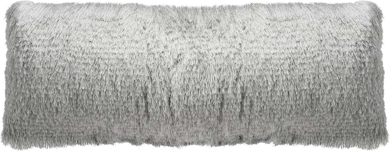 Chic Shag Pillow - Silver - 20"X20" - Safavieh