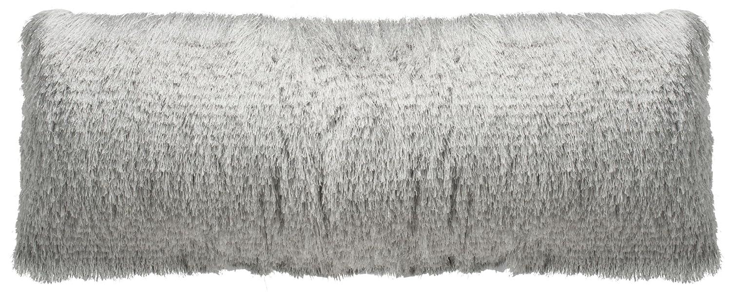Chic Shag Pillow - Silver - 20"X20" - Safavieh