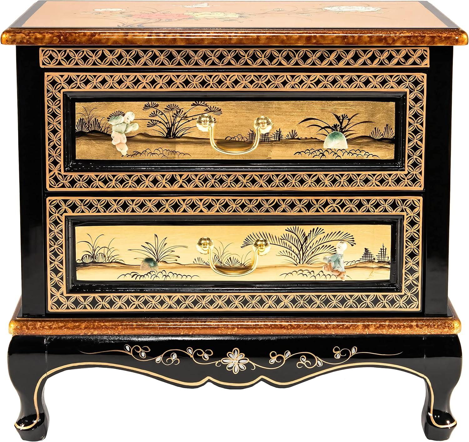 Bloomsbury Market Abigaelle Solid Wood Accent Chest
