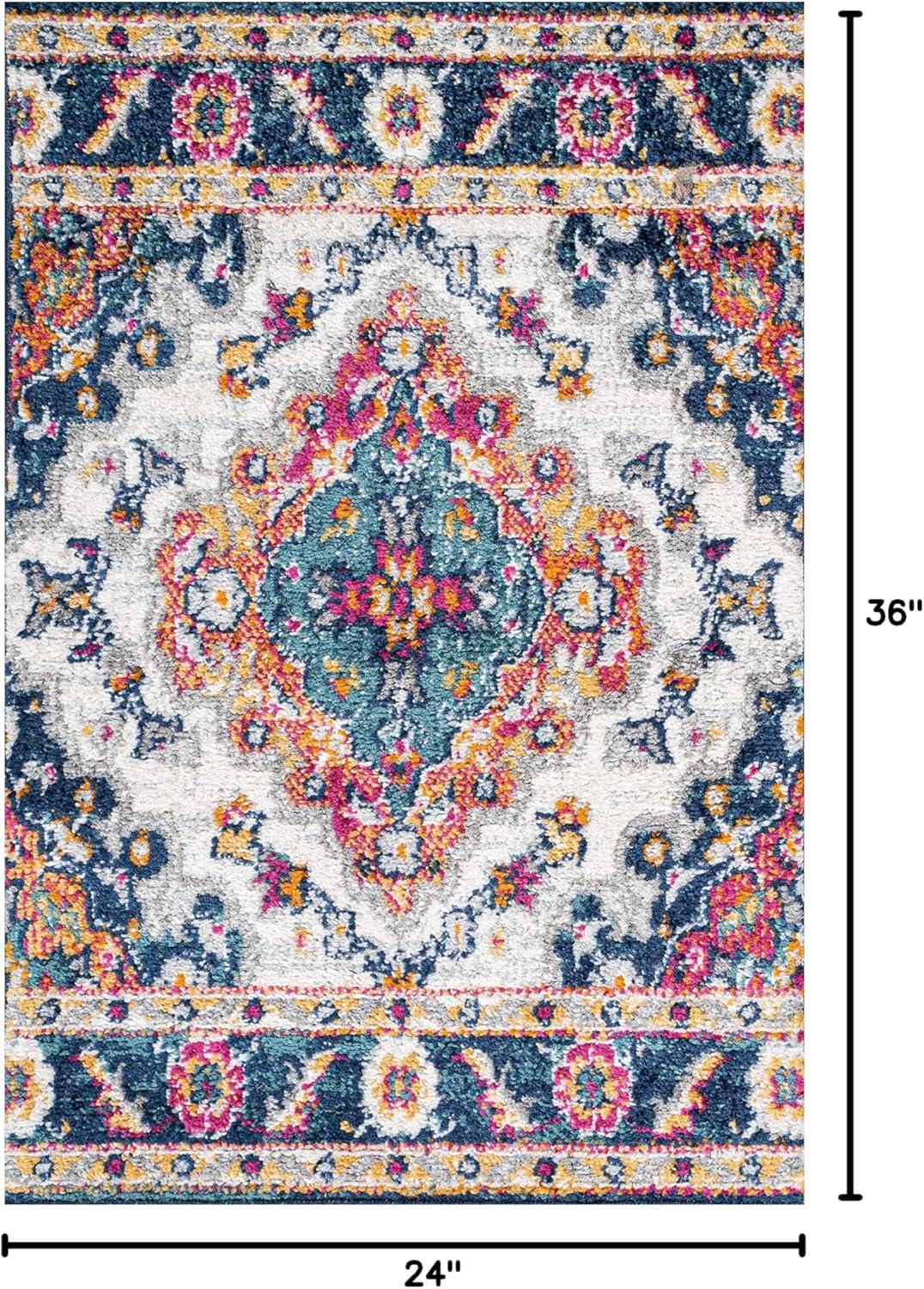 Bohemian Inspired Flair Boho Vintage Medallion Area Rug - JONATHAN Y