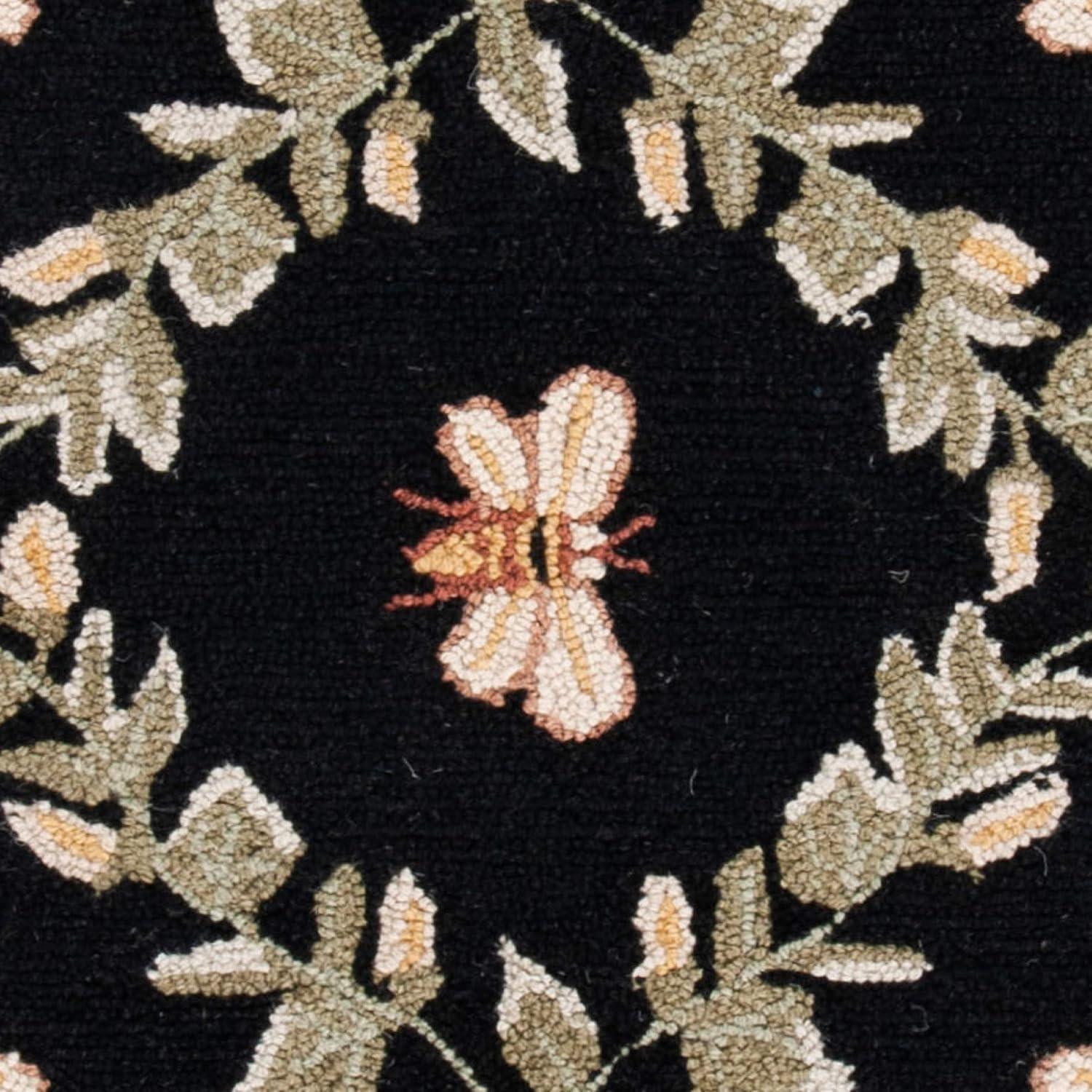 Chelsea HK55 Hand Hooked Accent Rug - Ivory/Green - 3'9"x5'9" - Safavieh