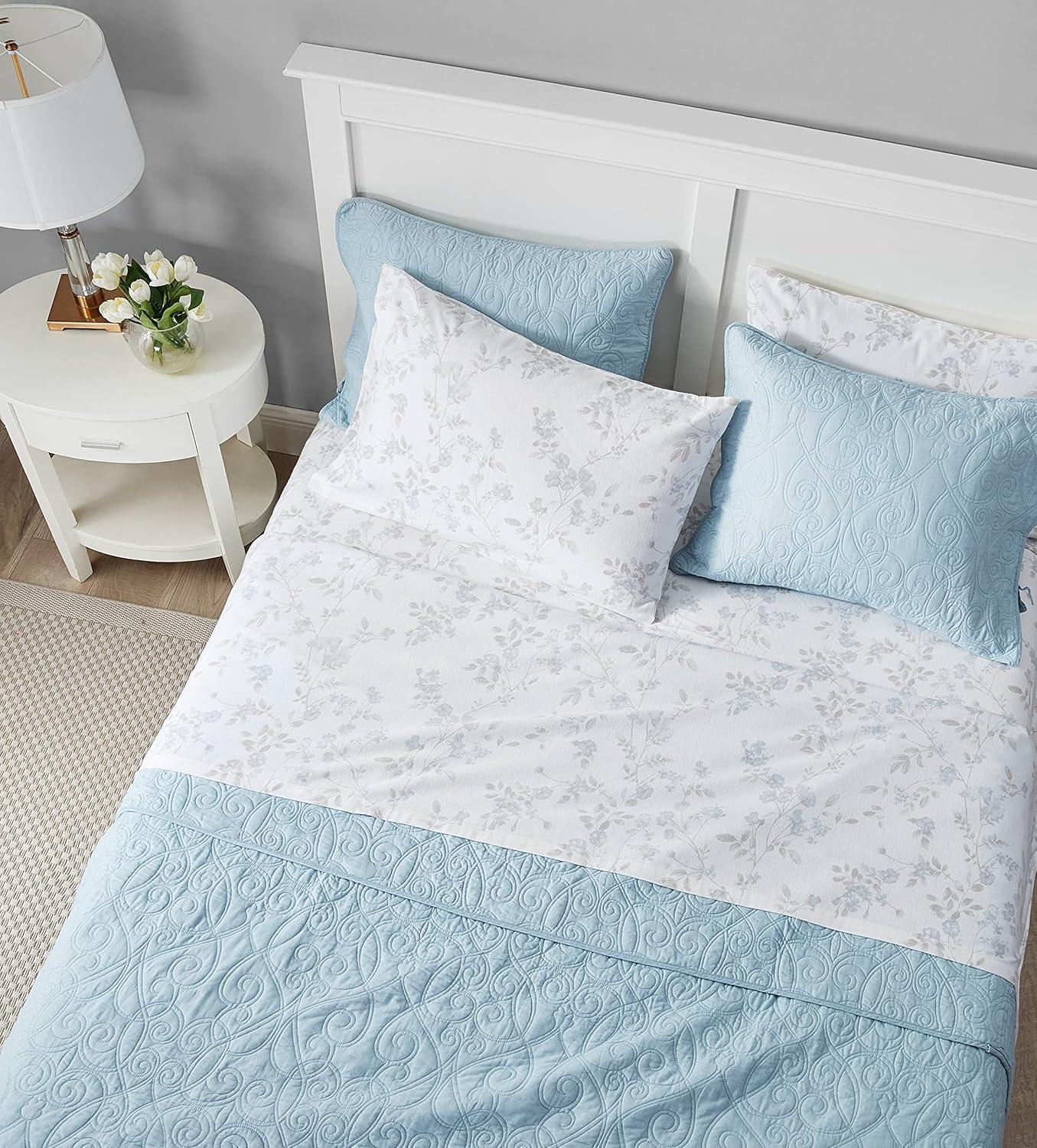 Laura Ashley Laura Ashley Cotton Flannel Cozy Sheet Sets
