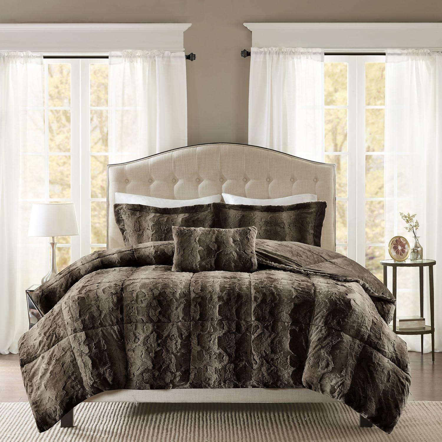 Zuri Faux Fur Comforter Set