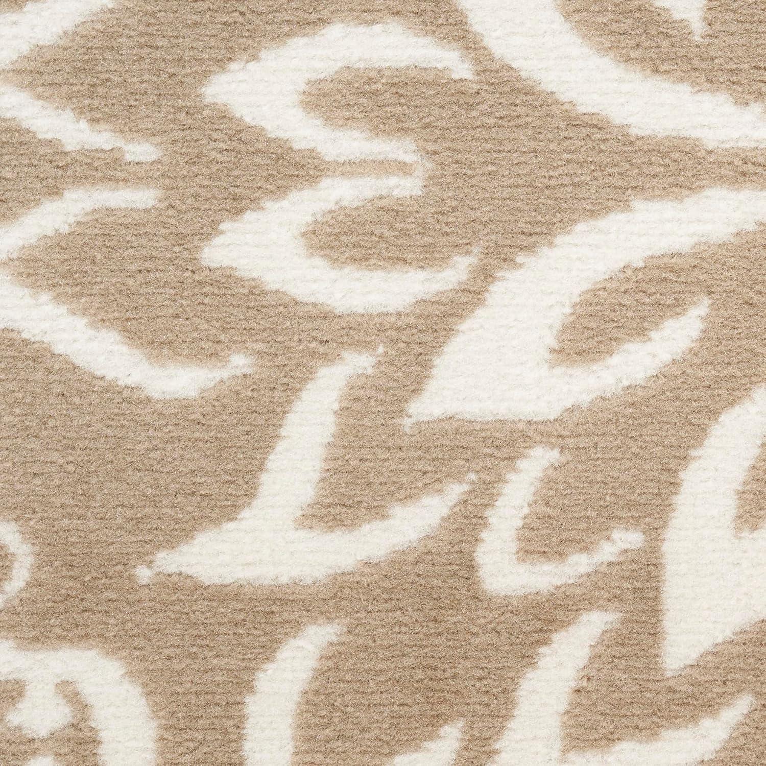 Nourison Jubilant Floral Transitional Indoor Rug Taupe 7'10"x9'10"