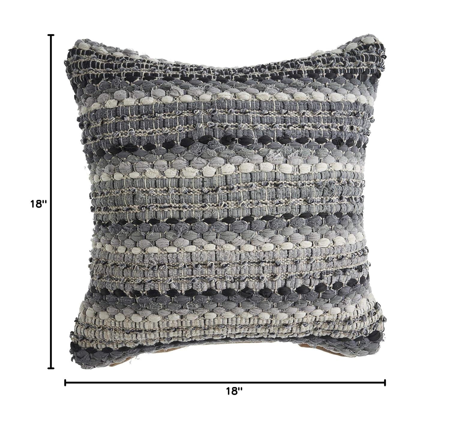 Rajani Home Chhavi Geometric Cotton Throw Pillow