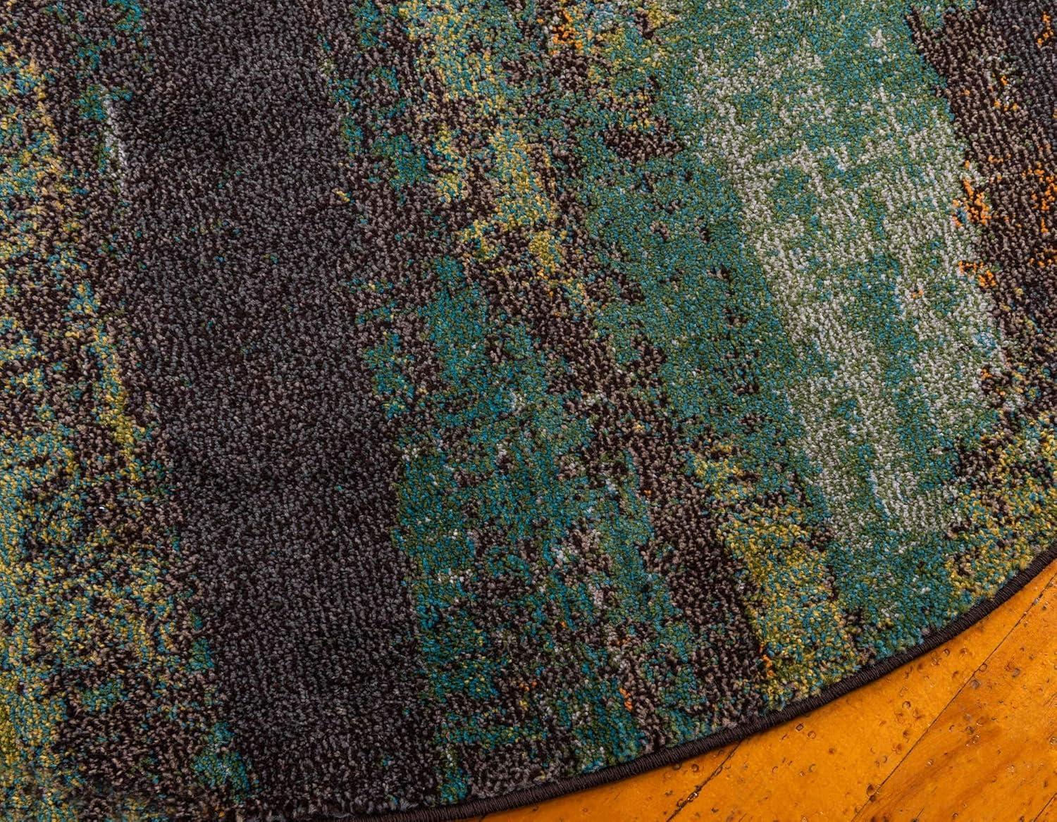 Unique Loom 8' 0 x 8' 0 Jardin Lilly Multi Area Rug