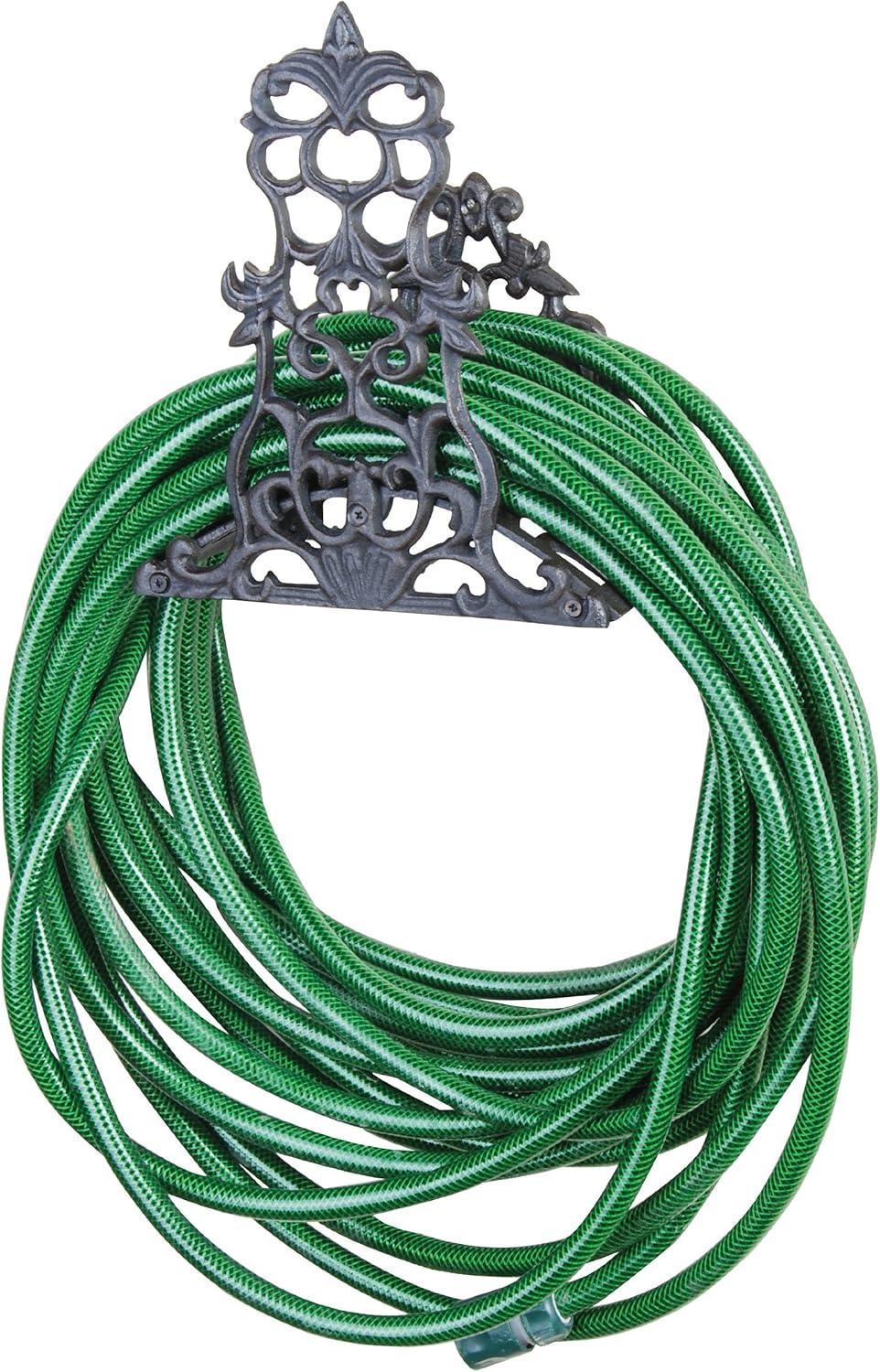 EsschertDesign Water In The Garden Iron Wall Hose Holder